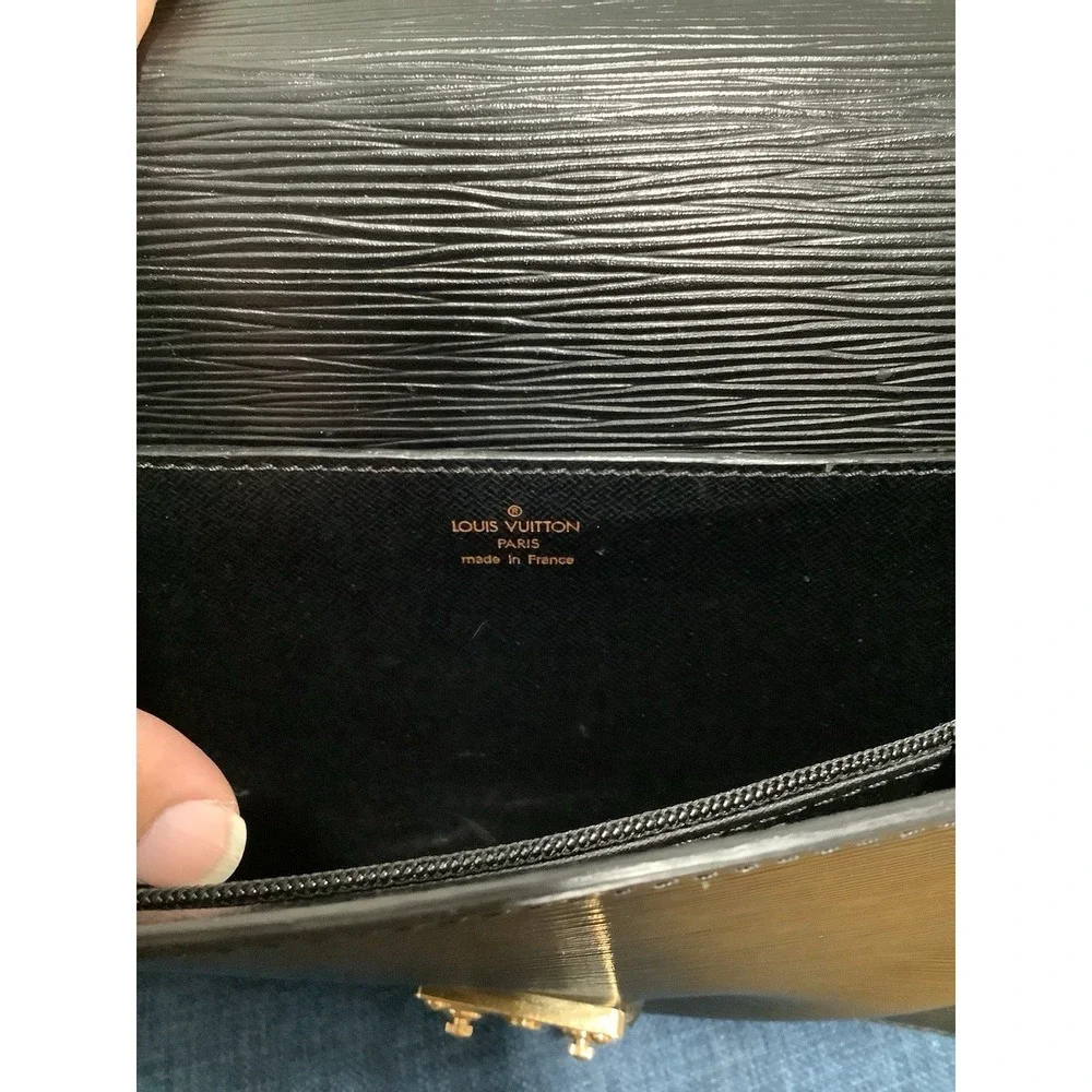 Louis Vuitton Black Epi Monceau Serviette Metis Briefcase Work School Bag 10999